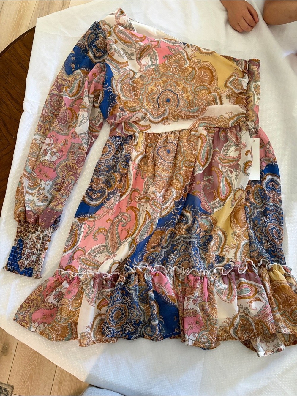 NWT Paisley Ruffle Dress by Venus